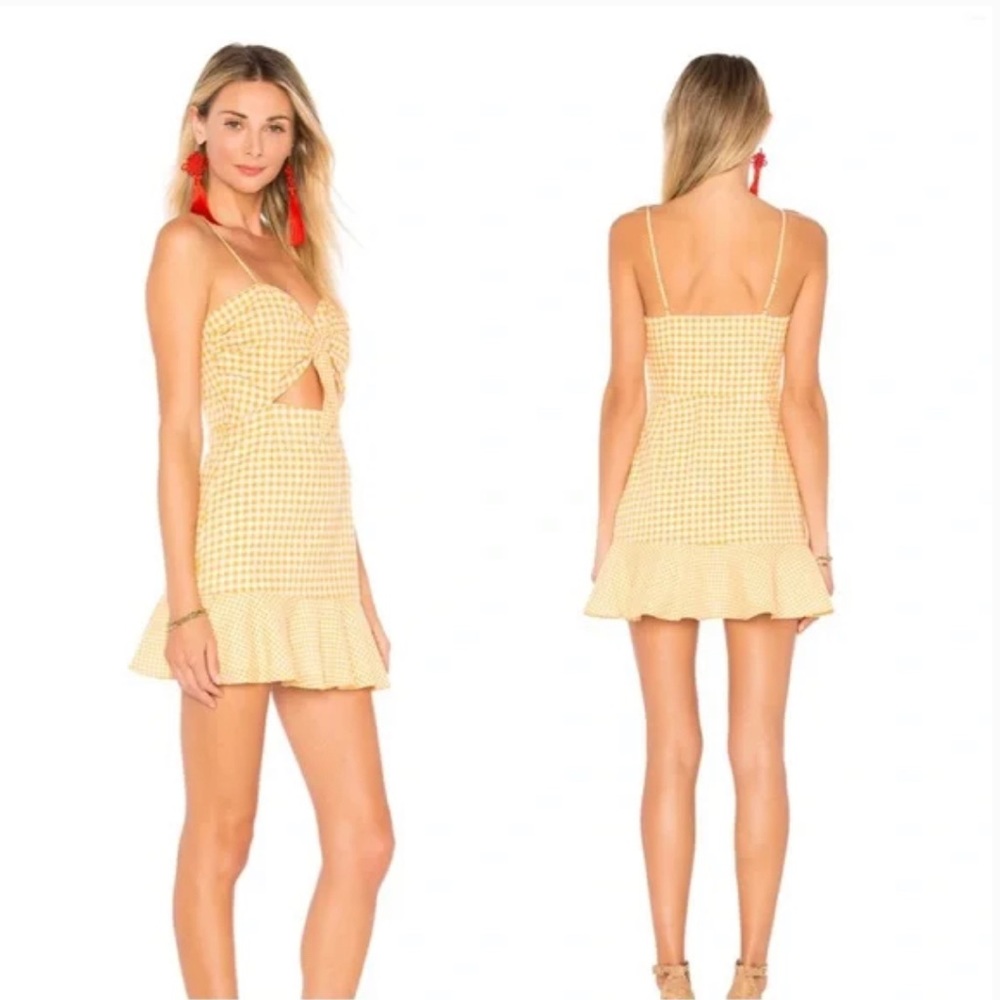 NWT Lovers + Friends Gingham Dress
